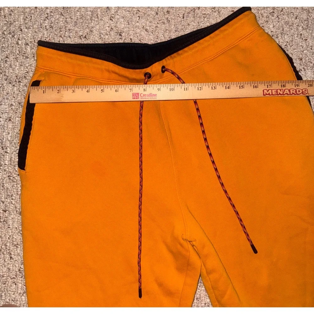 Jordan Jumpman Mens XL Orange Fleece Jogger Sweatpants Elastic Waist Drawstring